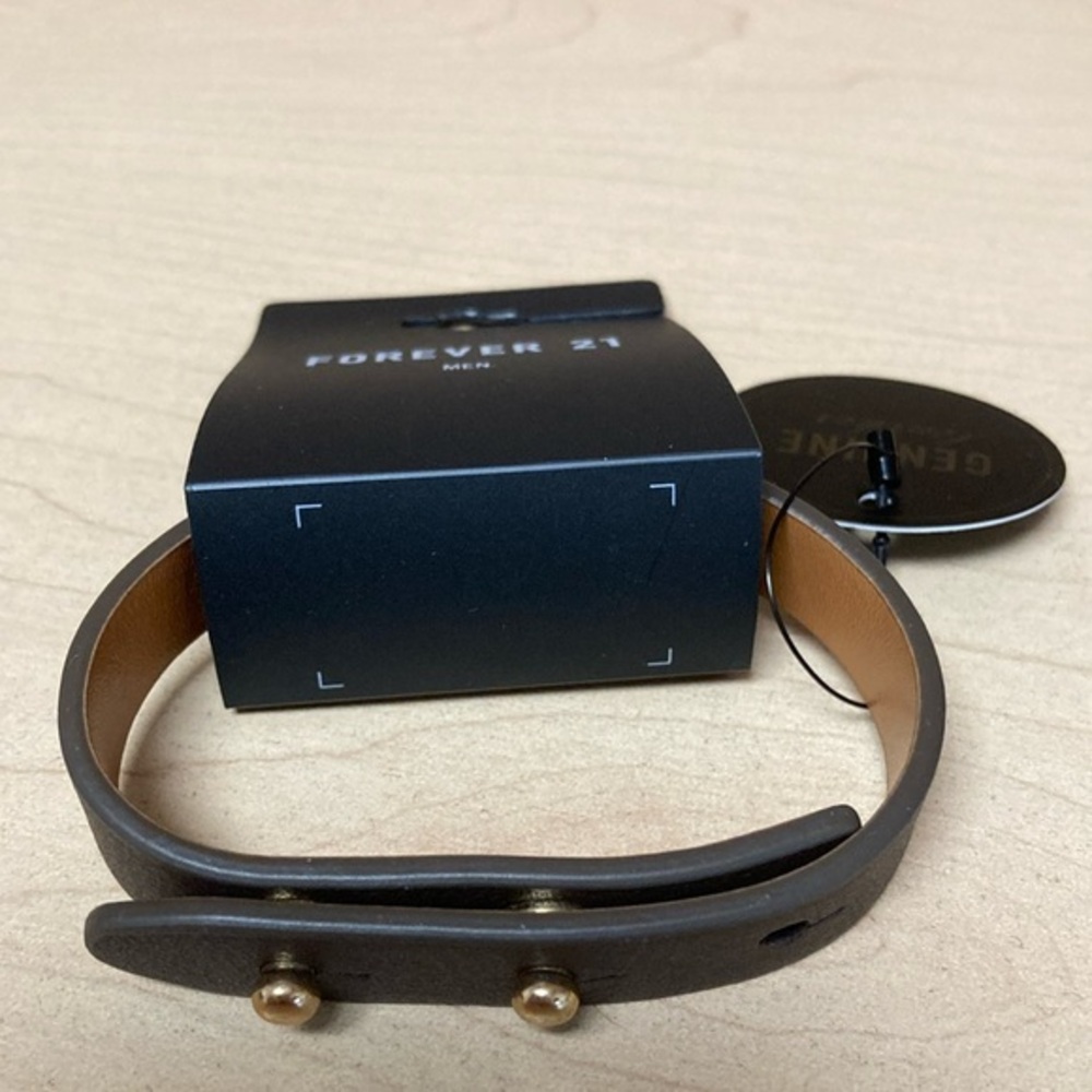 Forever 21 Men's Tan Leather Bracelet